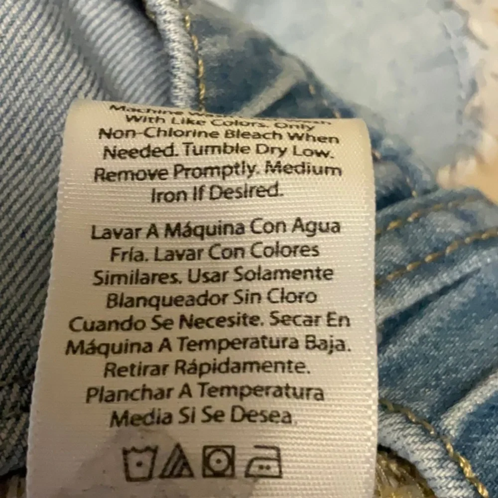 Wonder Nation Blue Jean Shorts Distressed Frayed Hem